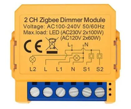 Czujnik inteligentny Avatto Inteligentny przełącznik ZigBee ZDMS16-2